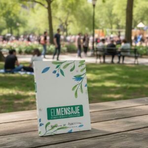 Biblia El Mensaje en lenguaje actual fácil de entender para crecimiento espiritual