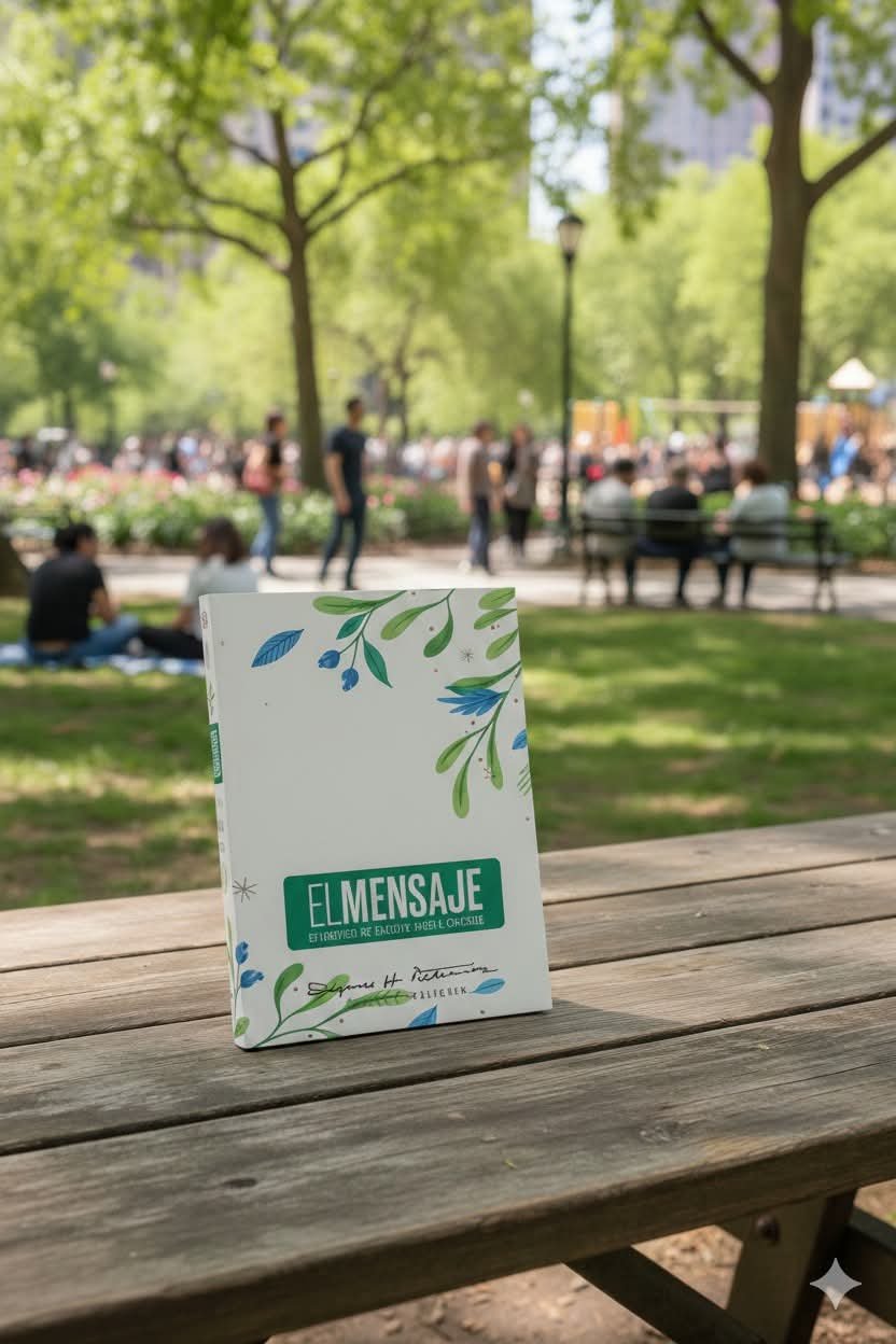 Biblia El Mensaje en lenguaje actual fácil de entender para crecimiento espiritual